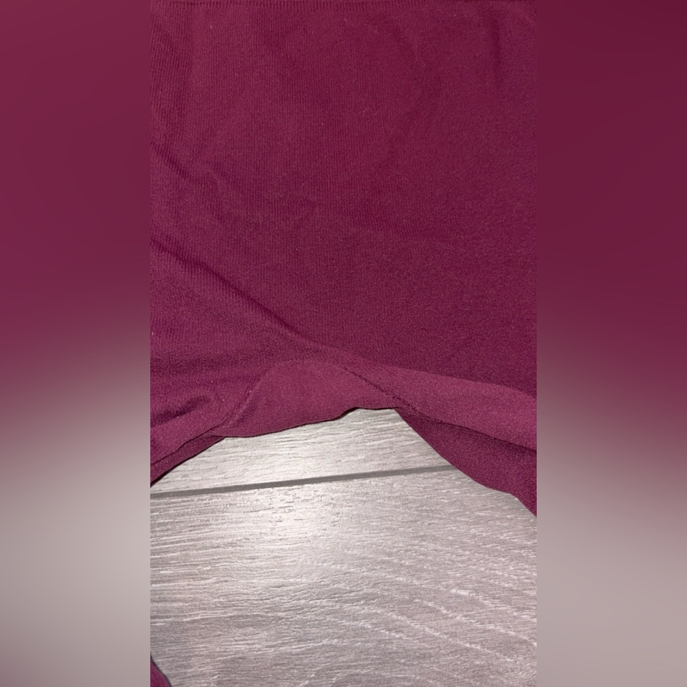 Free People Intimately Size XS/S Purple Plum Tight Biker Shorts Stretch Athletic - Picture 6 of 7